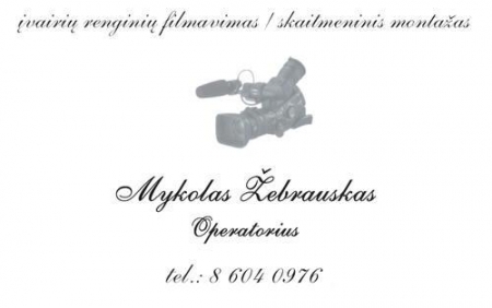Profesionaliai filmuoju, montuoju vestuves ir kitas sventes, konf