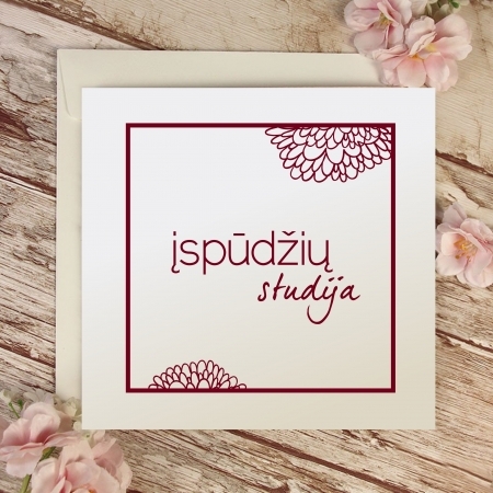 Bene didžiausias vestuvinių kvietimų pasirinkimas Lietuvoje!