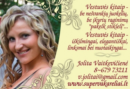 Vestuvių ir renginių vedėja