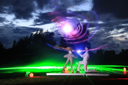 Lazerių šou vestuvėms