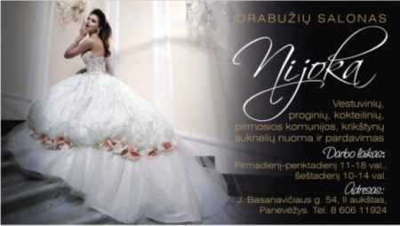 Vestuvinių ir proginių suknelių salonas "NIJOKA"